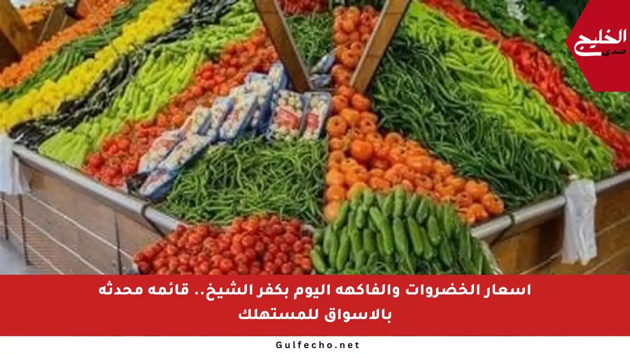 أسعار الخضروات والفاكهة اليوم بكفر الشيخ.. قائمة محدثة بالأسواق للمستهلك
